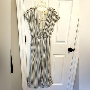Black and white jumpsuit